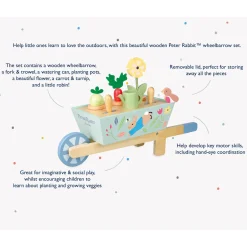 Peter Rabbit™ Wooden Wheelbarrow