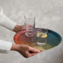 Philipp Otto Runge Color Wheel Birchwood Tray