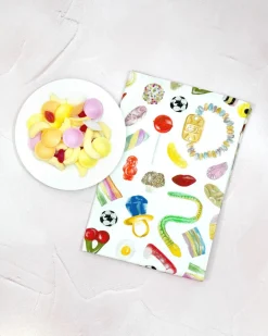 Pick & Mix Tea Towel by Corinne Alexander
