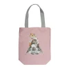 'Piggy in the Middle' Guinea Pig Canvas Tote Bag