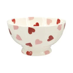 Pink Hearts French Bowl