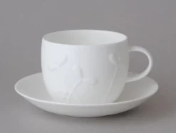 Plum Cress Teacup & Saucer