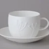 Plum Sprig Teacup & Saucer