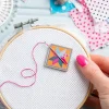 Quilt Block Magnetic Needle Holder