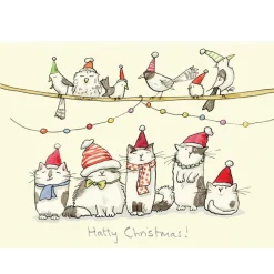 "Hatty Christmas" Christmas Card