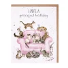 "Have A Purrrfect Birthday" Birthday Greetings Card