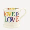 Rainbow Toast Love is Love 1/2 Pint Mug