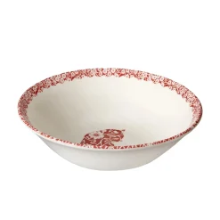 Red Calico Cats Cereal Bowl