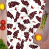 Red Wine Tea Towel by Corinne Alexander