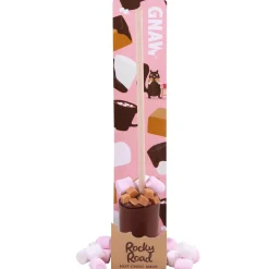 Rocky Road Hot Choc Shot with Pink & White Marshmallows
