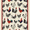 Rooster Cotton Tea Towel