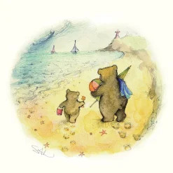 Sand Castle Greeting Card