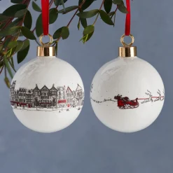 Santa's Sleigh Christmas Bauble