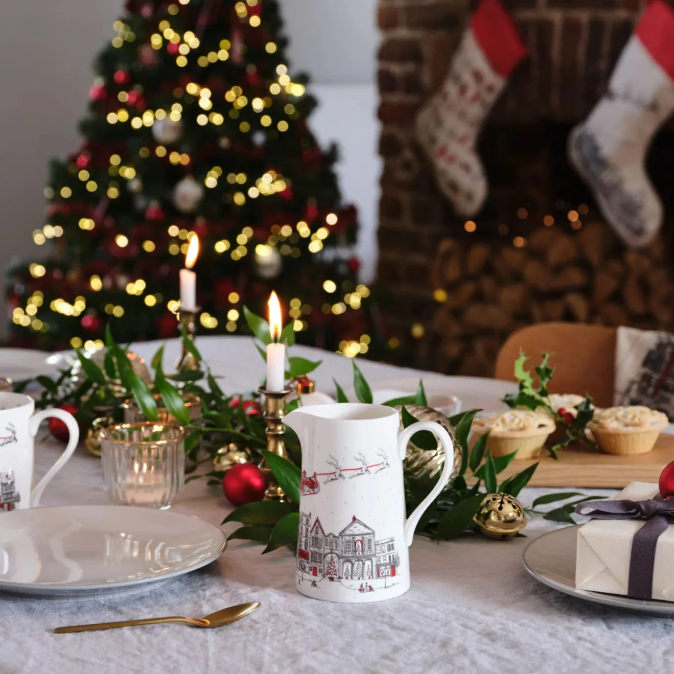 Santa's Sleigh Quarter Pint Jug