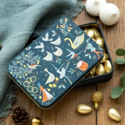Sara Miller 12 Days of Christmas Small Rectangular Tin