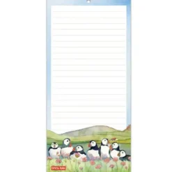 Sea Thrift Puffins Lined Magnetic Pad