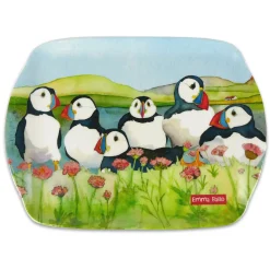 Sea Thrift Puffins Melamine Scatter Tray