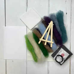 Seashore Bothy Paint with Wool Needle Felting Kit