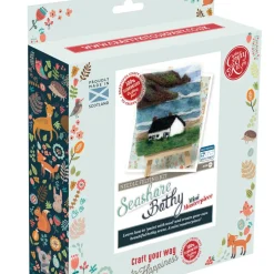 Seashore Bothy Paint with Wool Needle Felting Kit