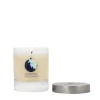 Seasons Greetings Candle in Glass