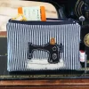 Sewing Embroidered Flat Coin Purse
