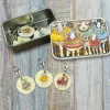 Sheep in Sweaters Set of 6 Stitch Crochet Markers in a Pocket Tin