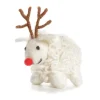 Sheep with Antlers Felt Decoration
