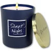 Silent Night Gold Top Glass Jar Scented Candle