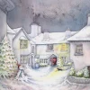 Silent Snow Greeting Card