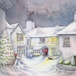 Silent Snow Greeting Card
