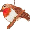 Silk Thread Robin Decoration