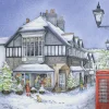 Snow in the Night Greeting Card