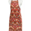 Strawberry Thief Red Cotton Apron