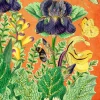 Suki's Garden  Glitter Greetings Card