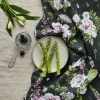 Summer Garden Tea Towel - Dark Green