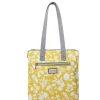 Sunburst  Oil Cloth  Backpack Tote Bag