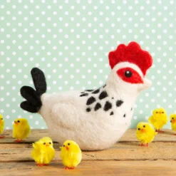 Sussex Chicken Needle Felting Kit