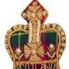 Tartan Scotland Crown Decoration
