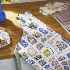 Tea Tins Cotton Apron