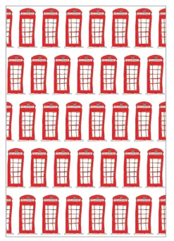 Telephone Boxes Greeting Card