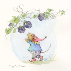 The Berry Laden Way Greeting Card