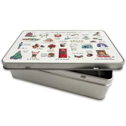 The Christmas Alphabet Storage Tin