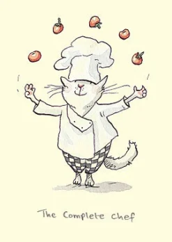 The Complete Chef Greetings Card