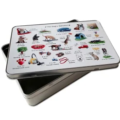 The Dog's Alphabet Storage Tin