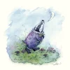 The Moon Greeting Card