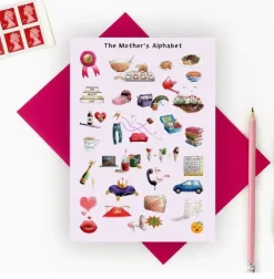 The Mother's Alphabet Greeting Card