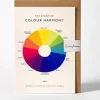The Study of Colors Greetings Card