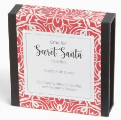 Time for Secret Santa Candle Set