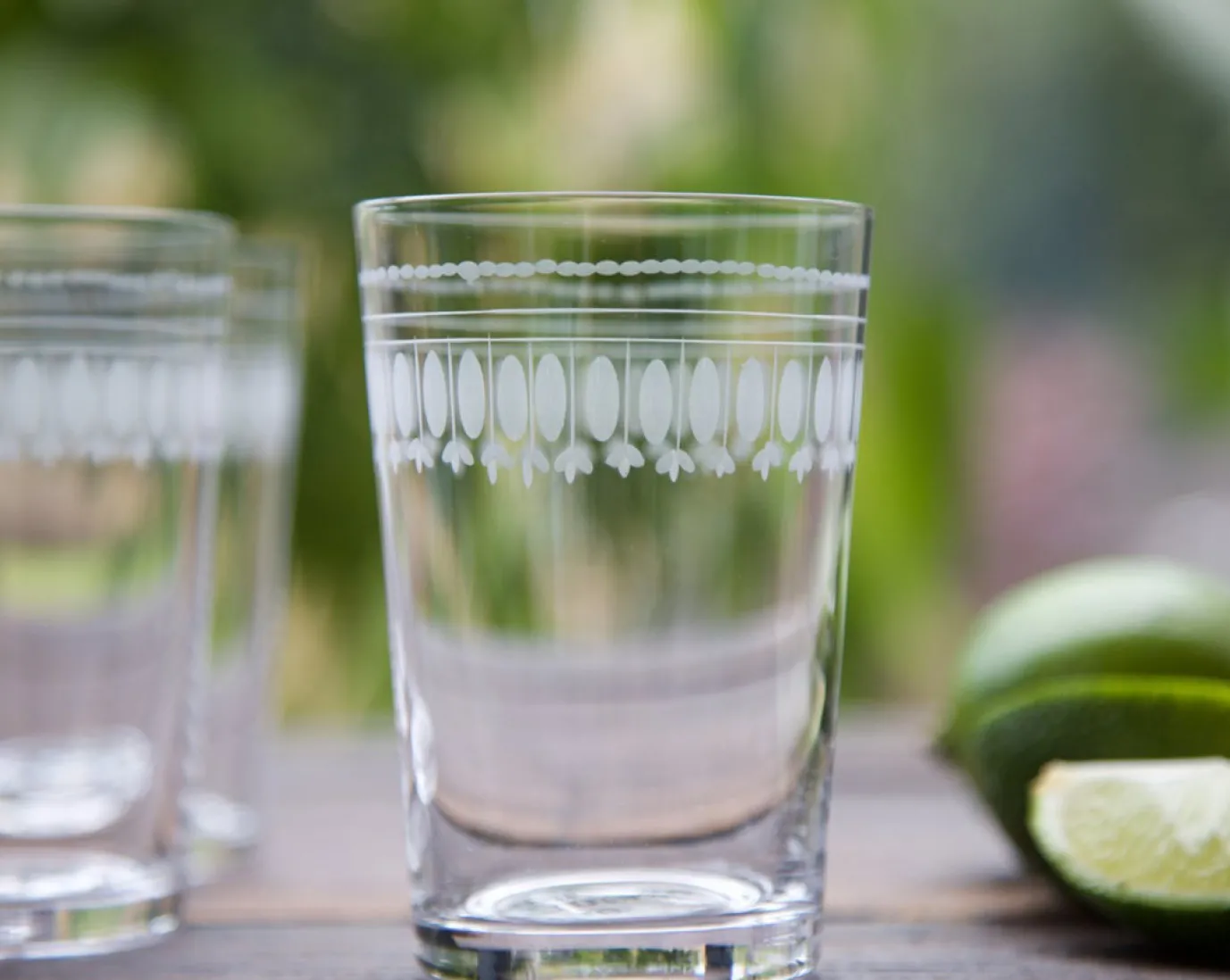 Tumbler with Ovals Design by The Vintage List