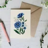 Ultramarine Wildflowers Greeting Card